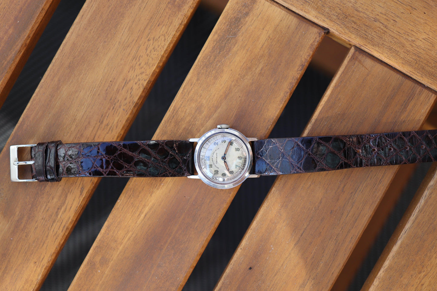 Vintage manual watch Abercrombie & Fitch Shipmate Working well and keeping great time - www.watchvault.ca