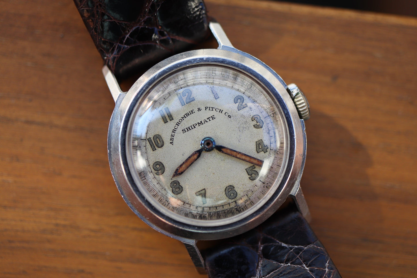 Vintage manual watch Abercrombie & Fitch Shipmate Working well and keeping great time - www.watchvault.ca