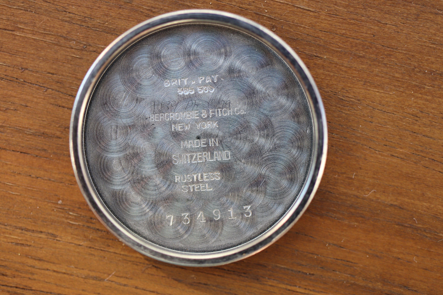 Vintage manual watch Abercrombie & Fitch Shipmate Working well and keeping great time - www.watchvault.ca
