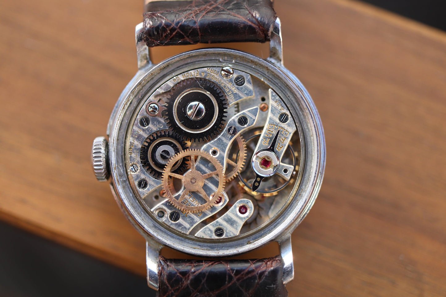 Vintage manual watch Abercrombie & Fitch Shipmate Working well and keeping great time - www.watchvault.ca