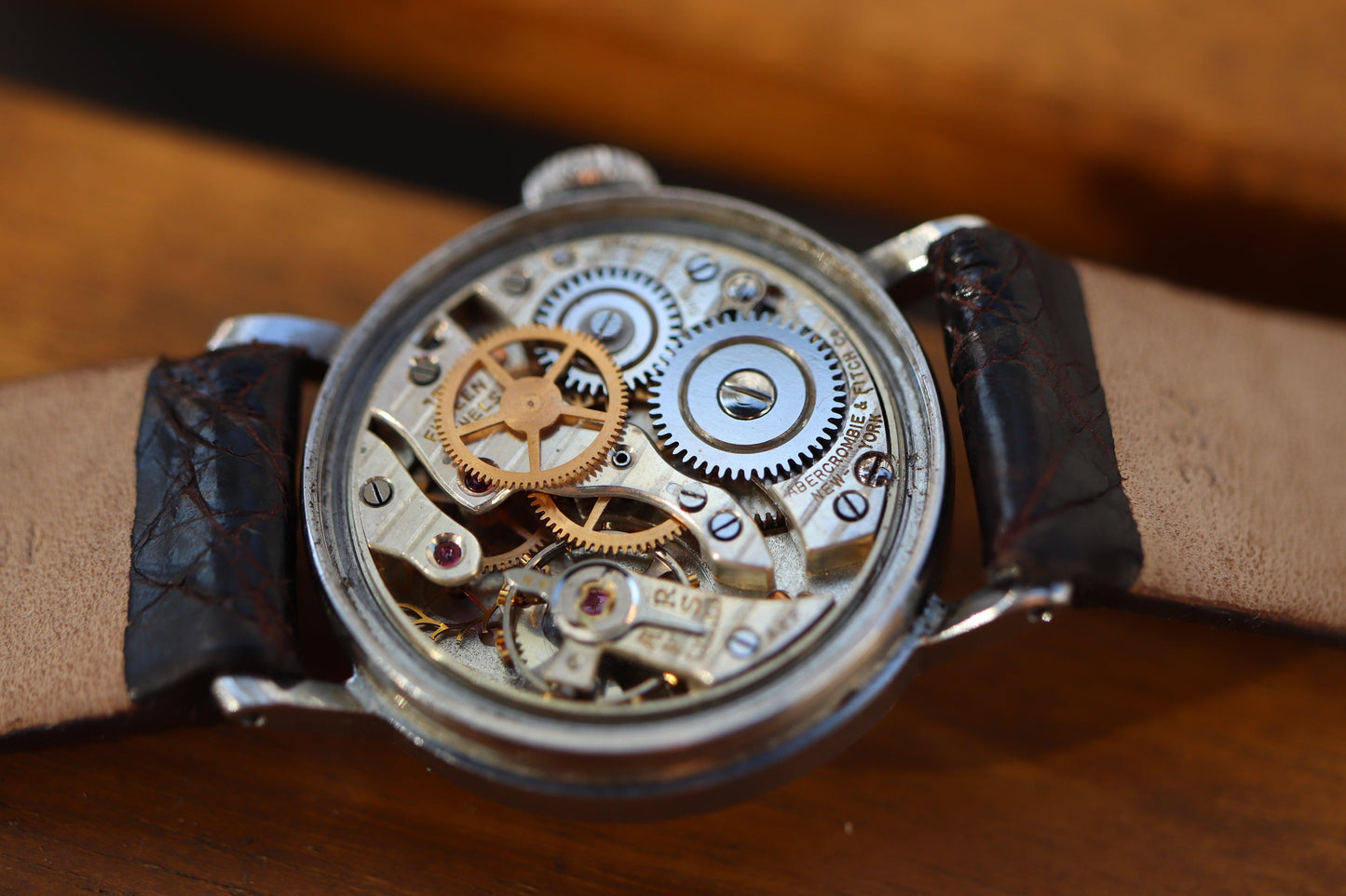 Vintage manual watch Abercrombie & Fitch Shipmate Working well and keeping great time - www.watchvault.ca