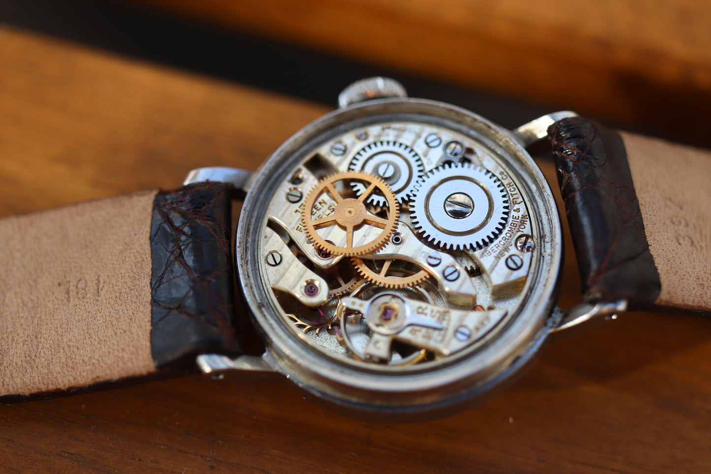 Vintage manual watch Abercrombie & Fitch Shipmate Working well and keeping great time - www.watchvault.ca