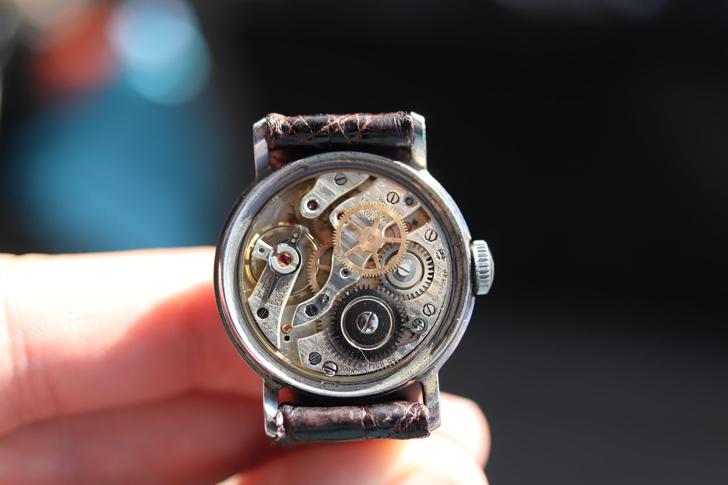 Vintage manual watch Abercrombie & Fitch Shipmate Working well and keeping great time - www.watchvault.ca