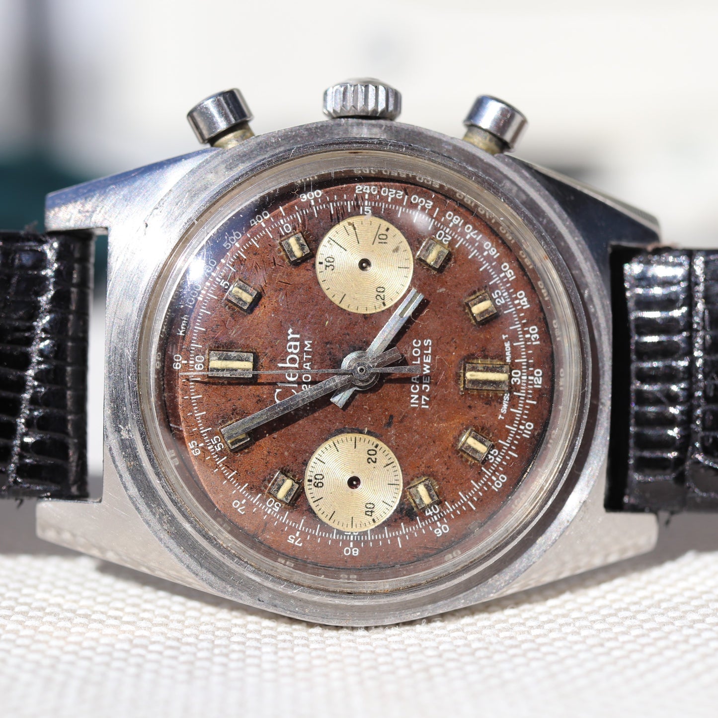 Chronographe Clebar Divers des années 1970 Cal. 248
