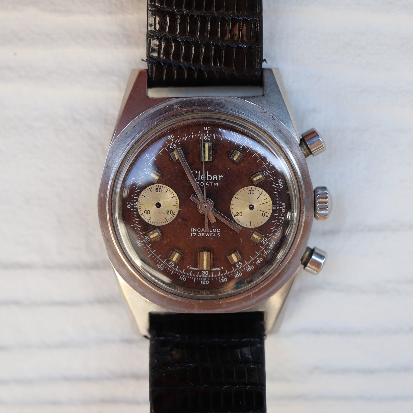 Chronographe Clebar Divers des années 1970 Cal. 248