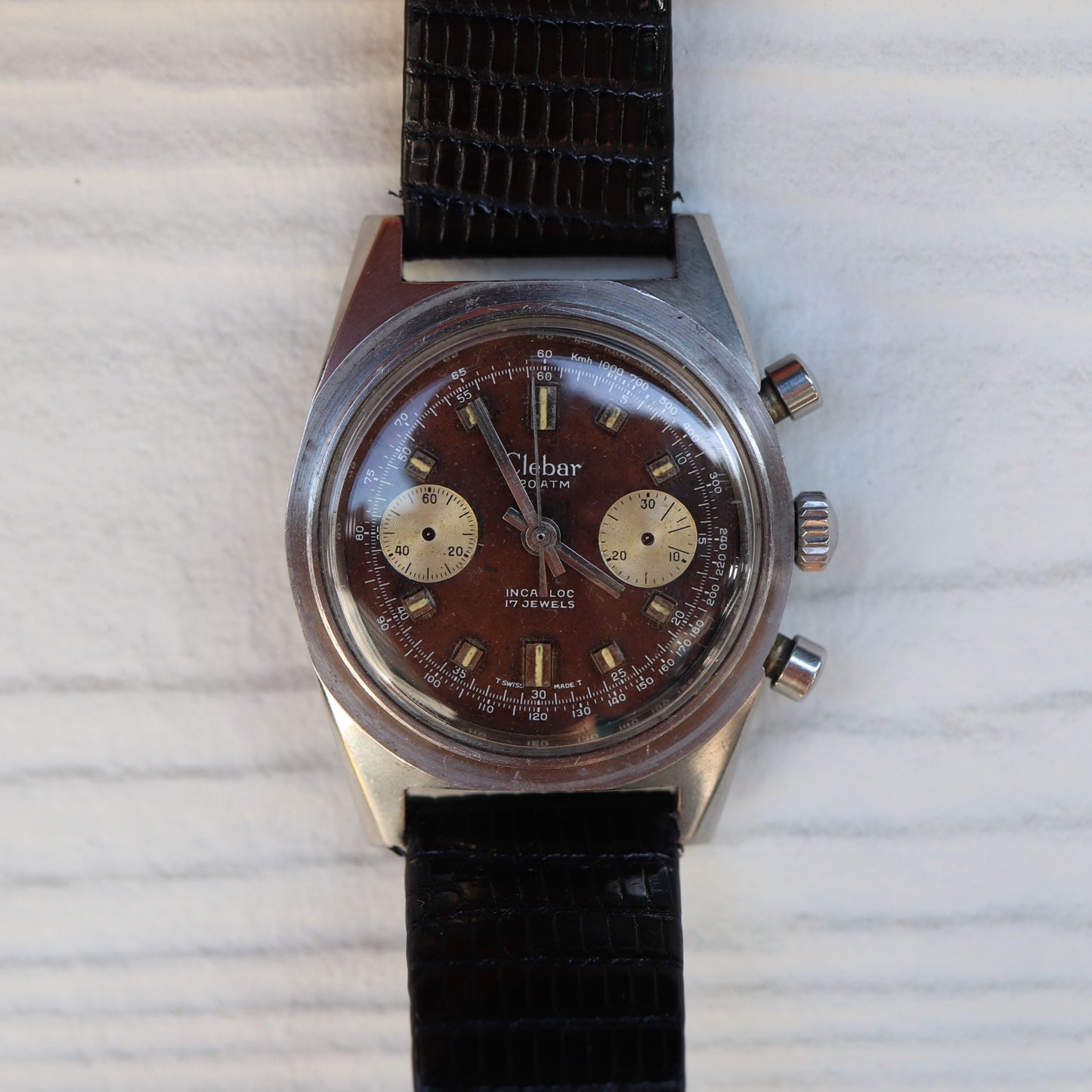 Chronographe Clebar Divers des années 1970 Cal. 248