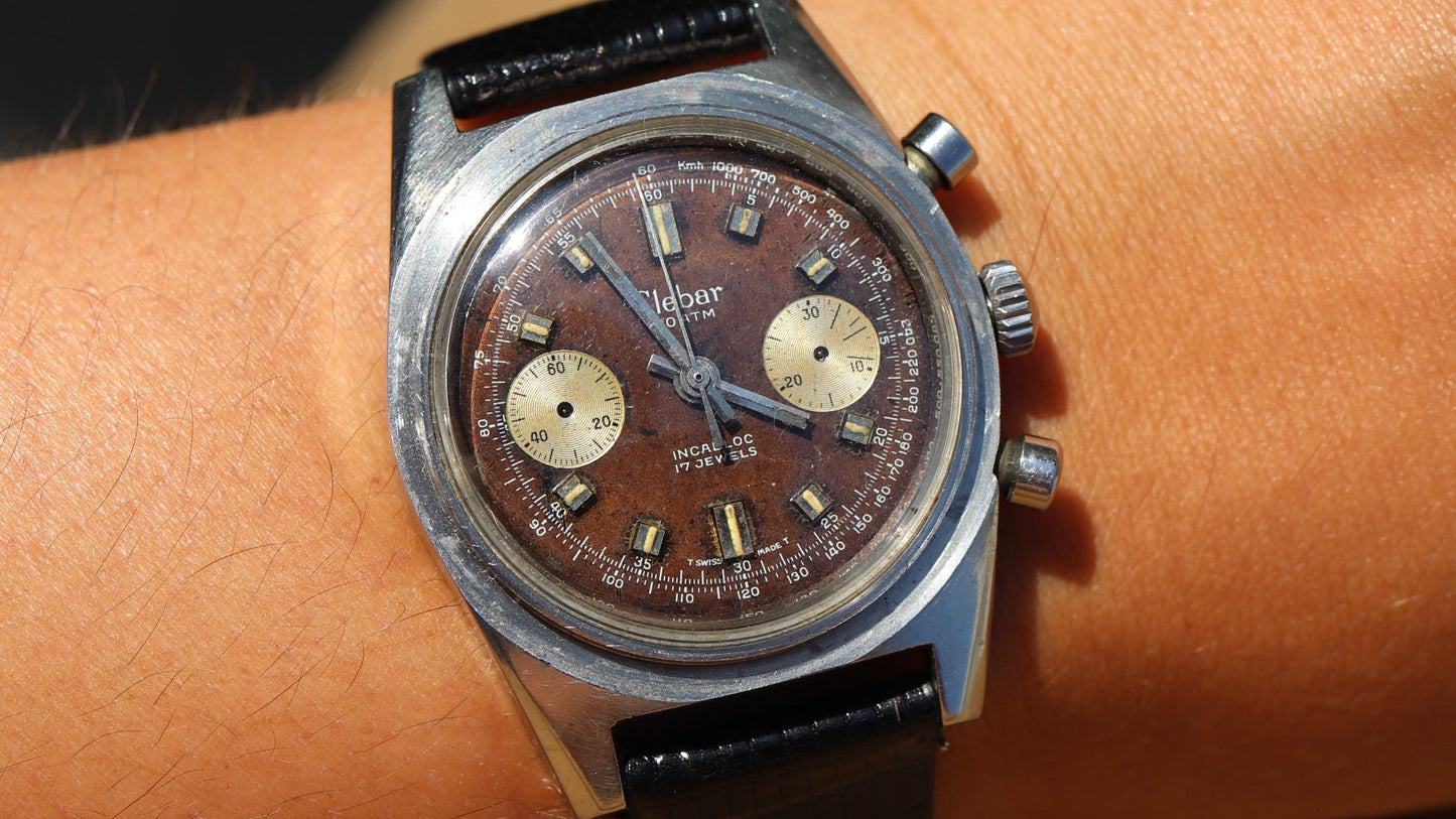 Chronographe Clebar Divers des années 1970 Cal. 248
