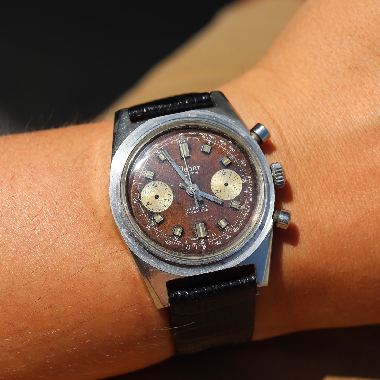 Chronographe Clebar Divers des années 1970 Cal. 248