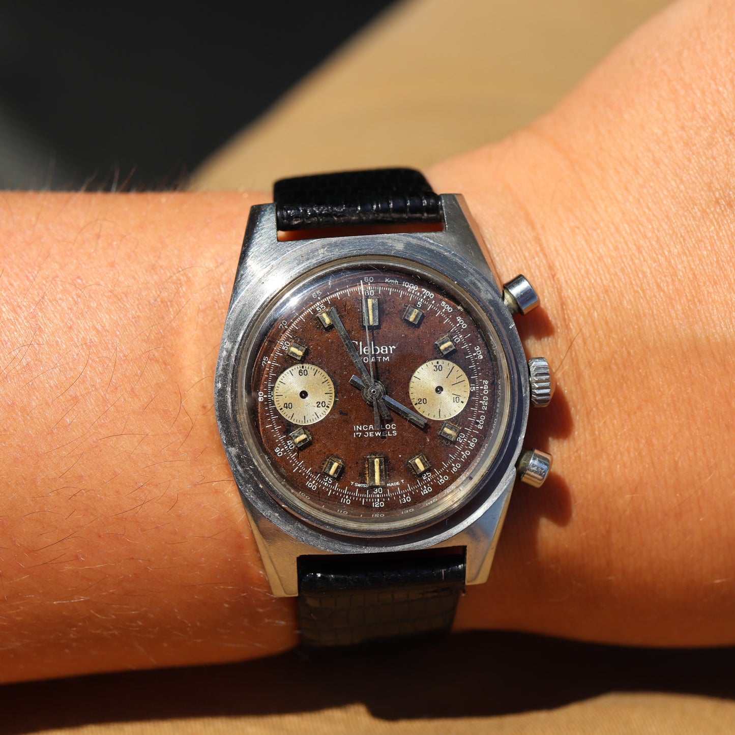 Chronographe Clebar Divers des années 1970 Cal. 248