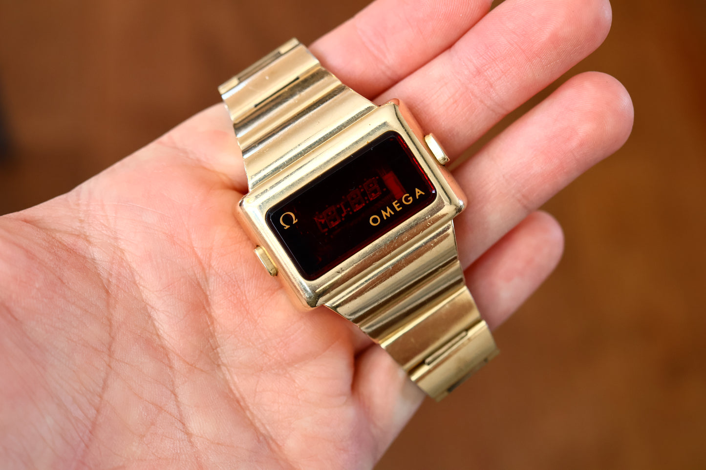 Omega Time Computer LED Digital Watch Ref. 196.0039