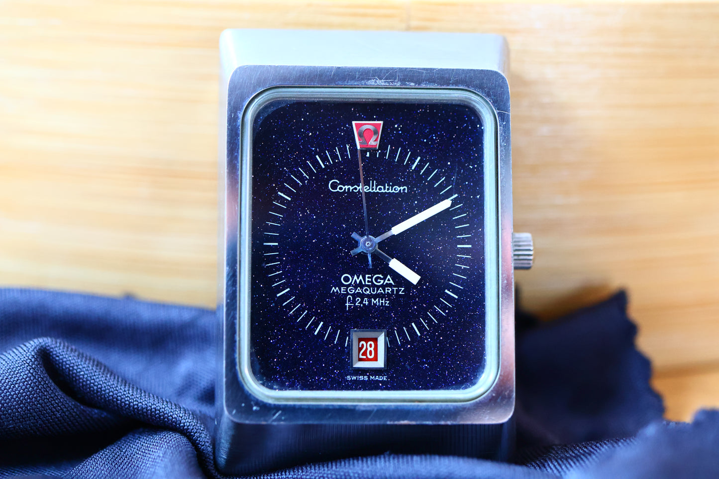 Omega Constellation Megaquartz f2.4 MHz Stardust Dial, Cal. 1510, Ref. 196.0013/396.0806