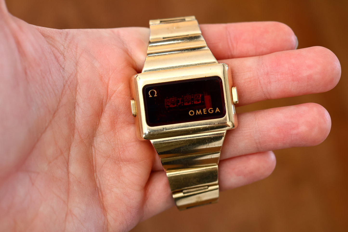 Omega Time Computer LED Digital Watch Ref. 196.0039