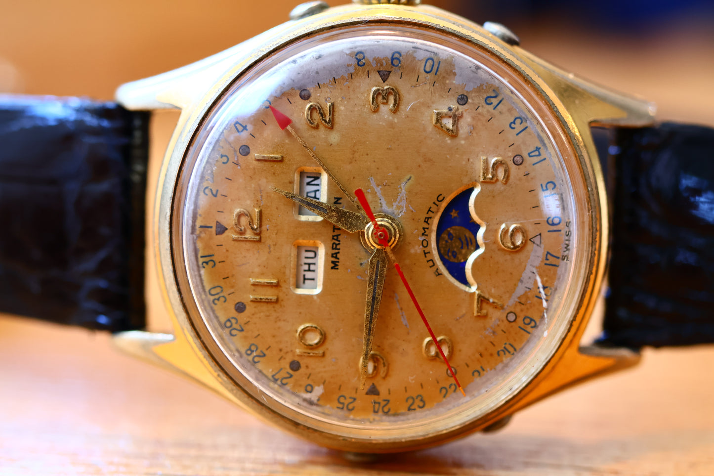 Marathon Triple Calendar Moonphase Automatic - Bidynator Cal. 693