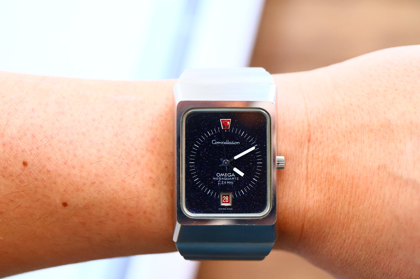 Omega Constellation Megaquartz f2.4 MHz Stardust Dial, Cal. 1510, Ref. 196.0013/396.0806