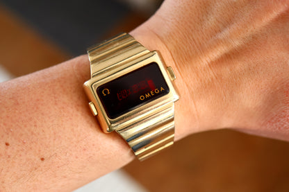 Omega Time Computer LED Digital Watch Ref. 196.0039