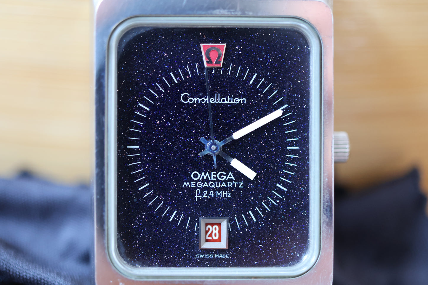 Omega Constellation Megaquartz f2.4 MHz Stardust Dial, Cal. 1510, Ref. 196.0013/396.0806