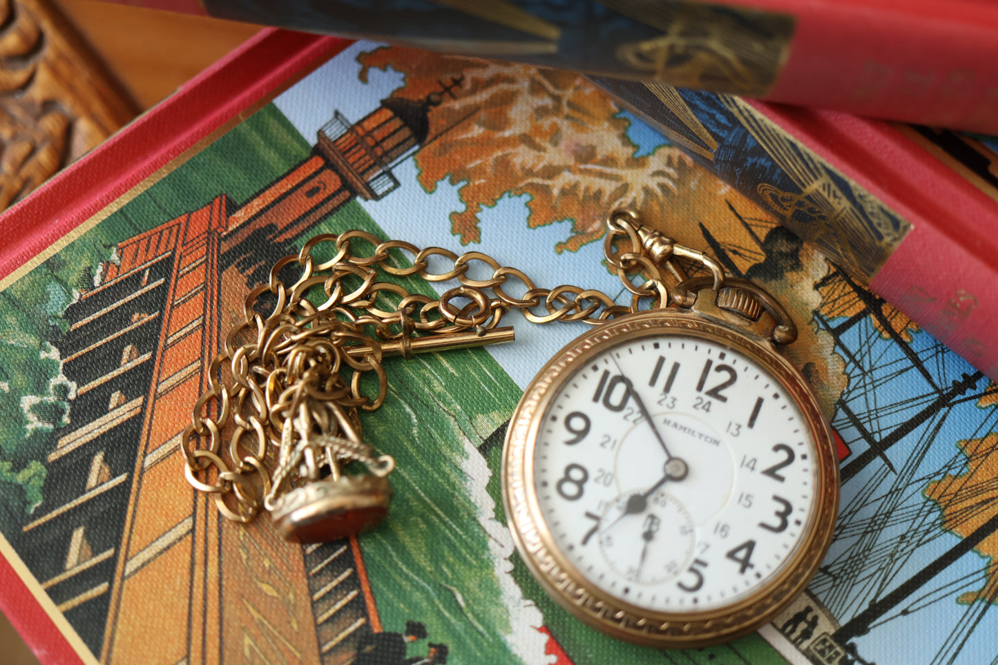 Hamilton 992B Railroad-Grade Pocket Watch, 21J, Fortune 10K GF