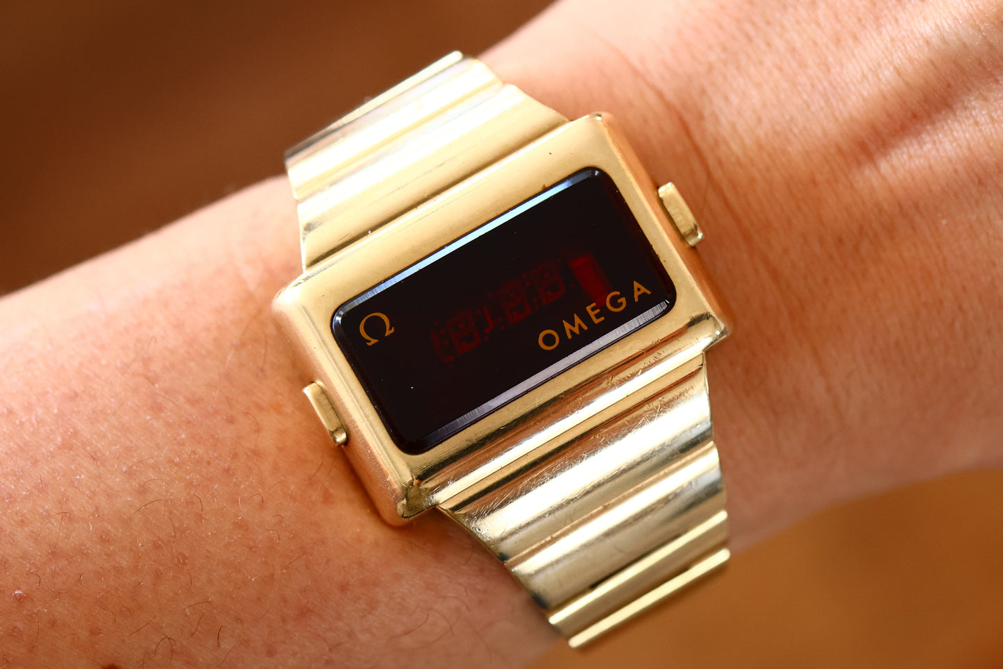 Omega Time Computer LED Digital Watch Ref. 196.0039
