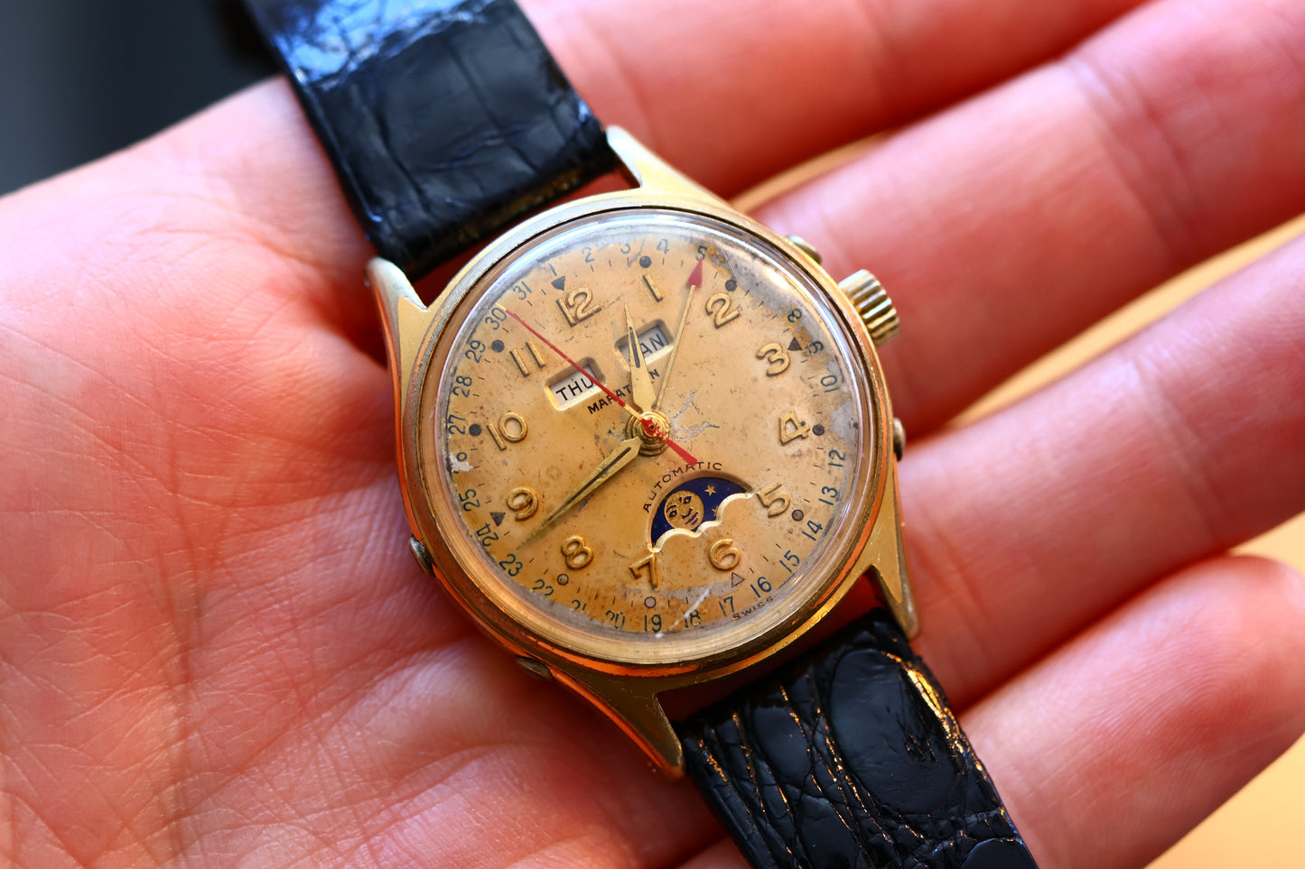 Marathon Triple Calendar Moonphase Automatic - Bidynator Cal. 693