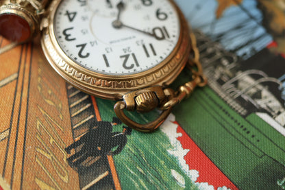 Hamilton 992B Railroad-Grade Pocket Watch, 21J, Fortune 10K GF