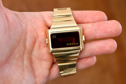 Omega Time Computer LED Digital Watch Ref. 196.0039