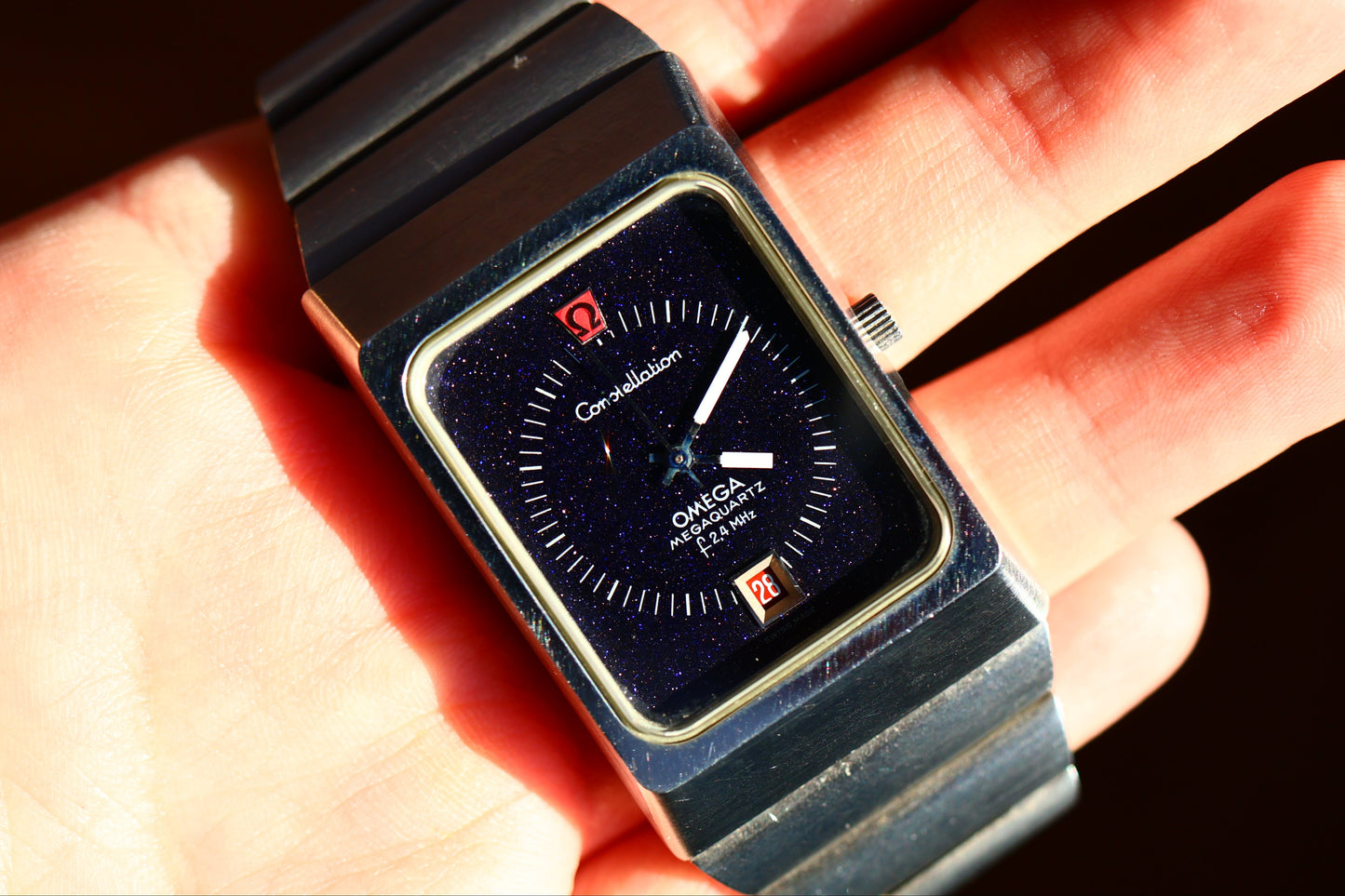 Omega Constellation Megaquartz f2.4 MHz Stardust Dial, Cal. 1510, Ref. 196.0013/396.0806