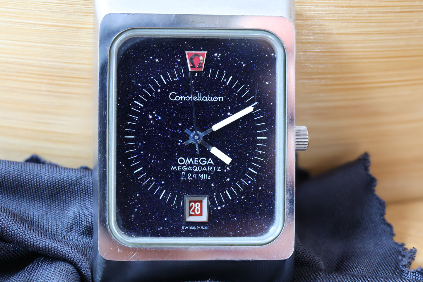 Omega Constellation Megaquartz f2.4 MHz Stardust Dial, Cal. 1510, Ref. 196.0013/396.0806