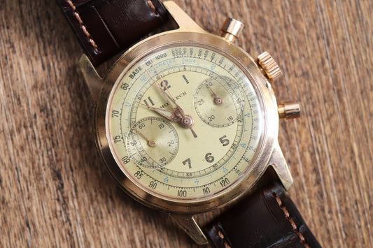Monarch Gold-Plated Manual Chronograph