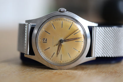 Huguenin Tropical Dial 17J Manual-Wind Watch