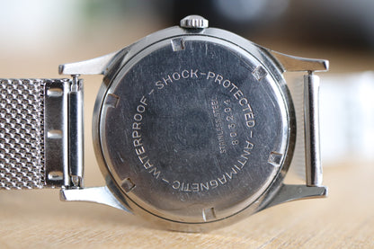 Huguenin Tropical Dial 17J Manual-Wind Watch