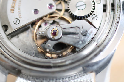 Huguenin Tropical Dial 17J Manual-Wind Watch