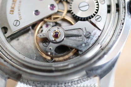 Huguenin Tropical Dial 17J Manual-Wind Watch