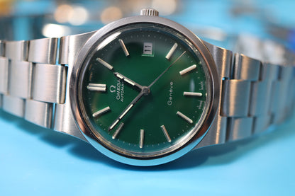 Omega 166.0173 Green dial Cal. 1012