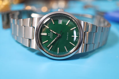 Omega 166.0173 Green dial Cal. 1012