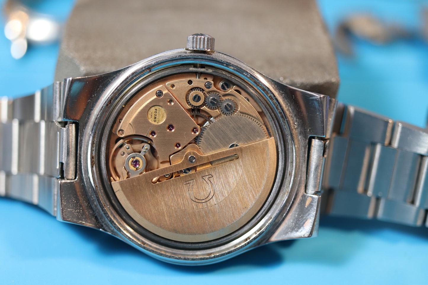 Omega 166.0173 Green dial Cal. 1012