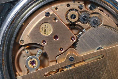 Omega 166.0173 Green dial Cal. 1012