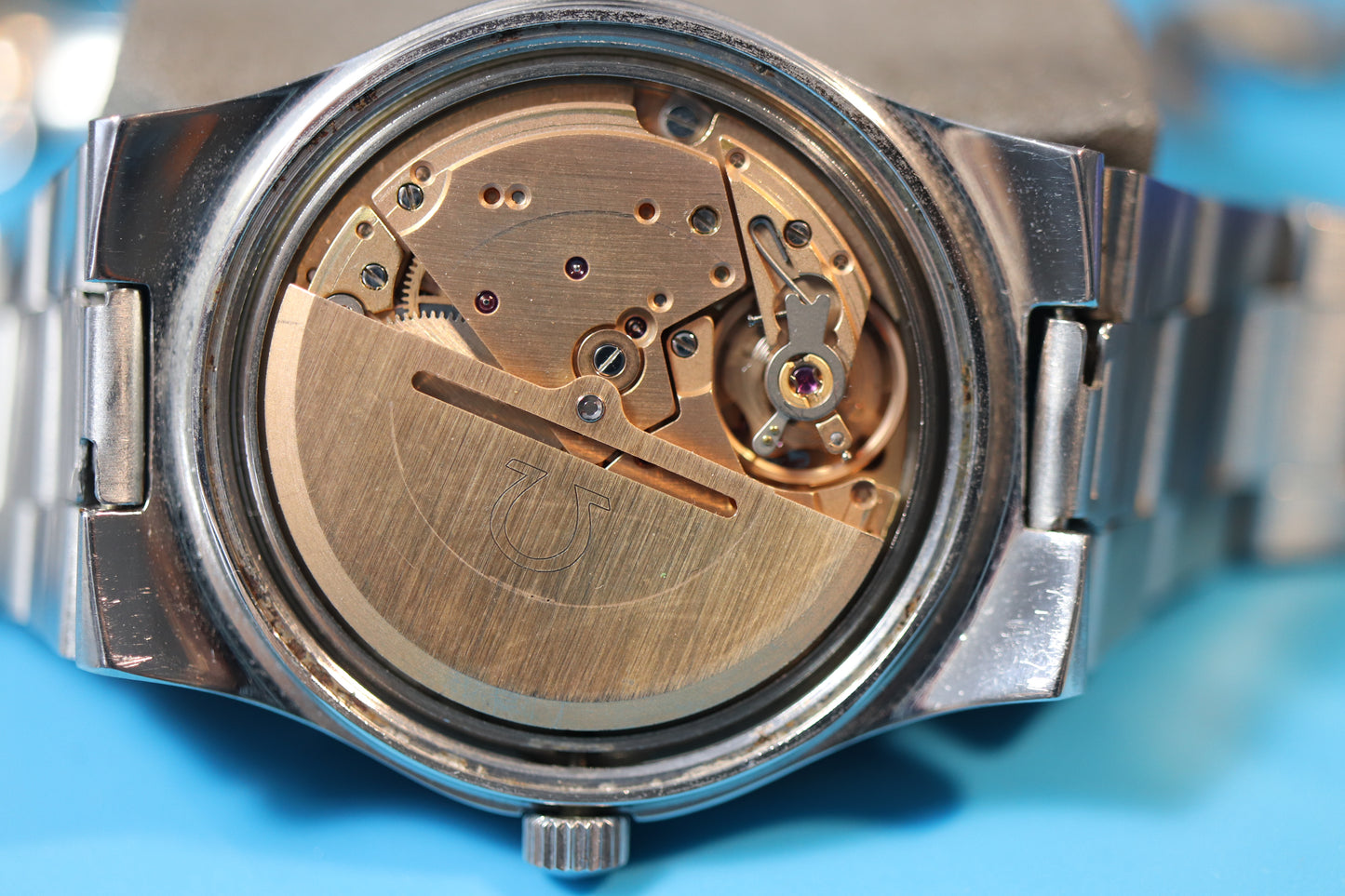 Omega 166.0173 Green dial Cal. 1012