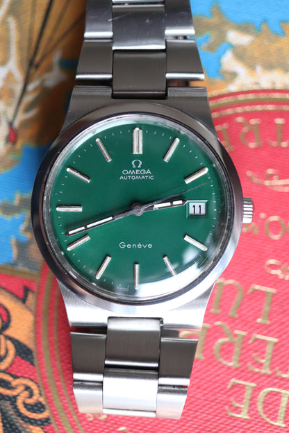 Omega 166.0173 Green dial Cal. 1012