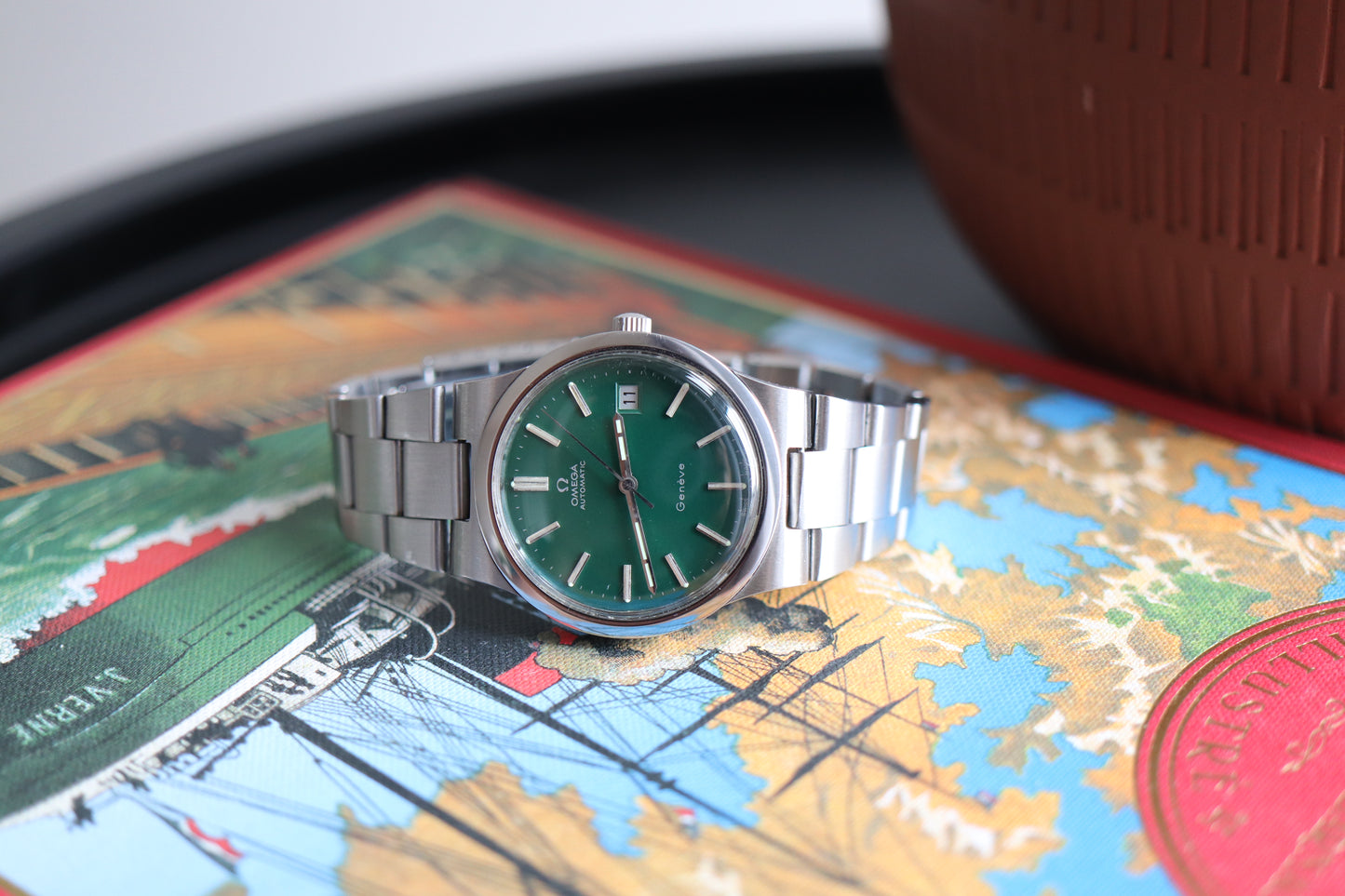Omega 166.0173 Green dial Cal. 1012