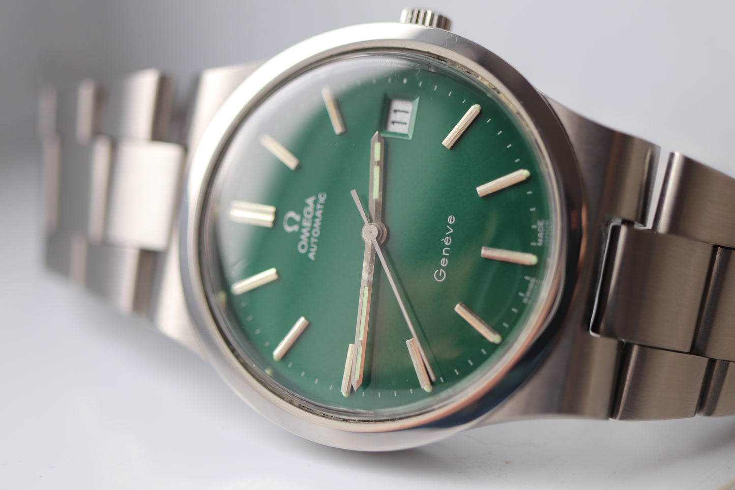 Omega 166.0173 Green dial Cal. 1012