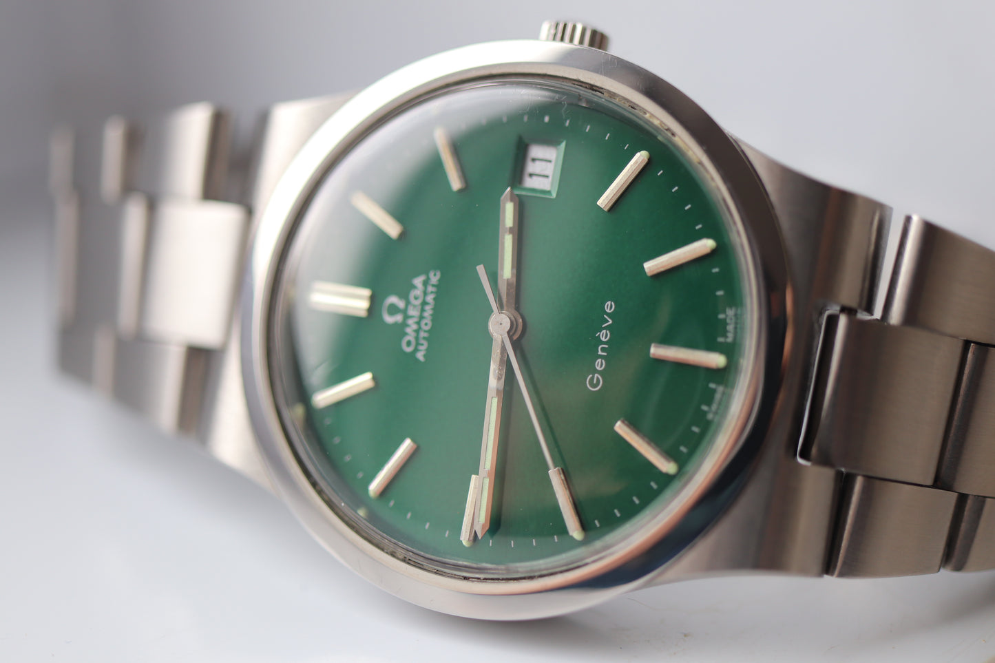 Omega 166.0173 Green dial Cal. 1012