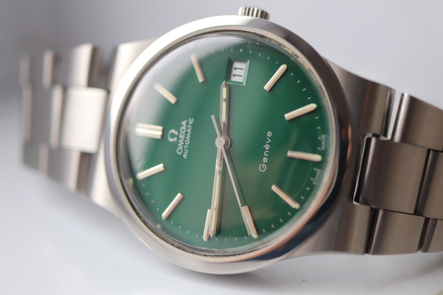 Omega 166.0173 Green dial Cal. 1012