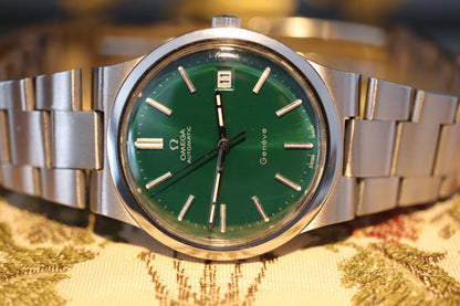 Omega 166.0173 Green dial Cal. 1012