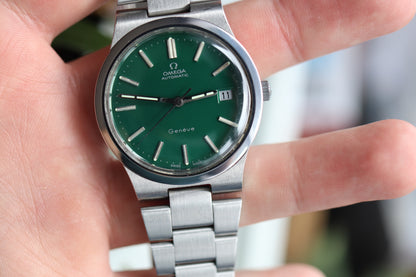 Omega 166.0173 Green dial Cal. 1012