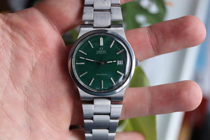 Omega 166.0173 Green dial Cal. 1012
