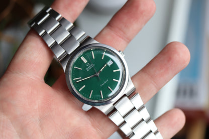 Omega 166.0173 Green dial Cal. 1012