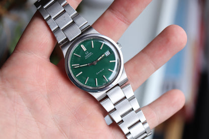 Omega 166.0173 Green dial Cal. 1012