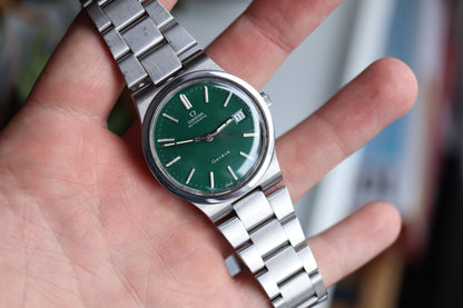 Omega 166.0173 Green dial Cal. 1012