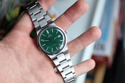 Omega 166.0173 Green dial Cal. 1012