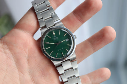 Omega 166.0173 Green dial Cal. 1012